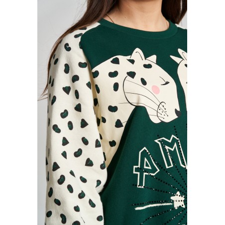 ▷ Sudadera Leopardo de Anabel Lee | Sopotey