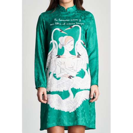 ▷ Comprar Vestido Plumas| Anabel Lee
