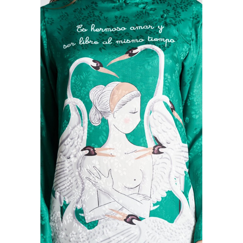 ▷ Comprar Vestido Plumas| Anabel Lee