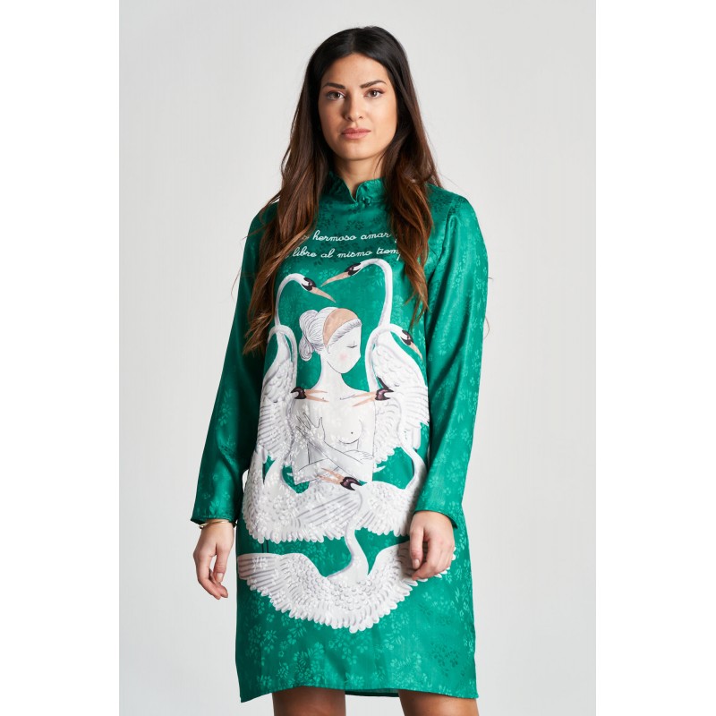 ▷ Comprar Vestido Plumas| Anabel Lee