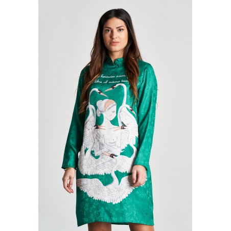 ▷ Comprar Vestido Plumas| Anabel Lee