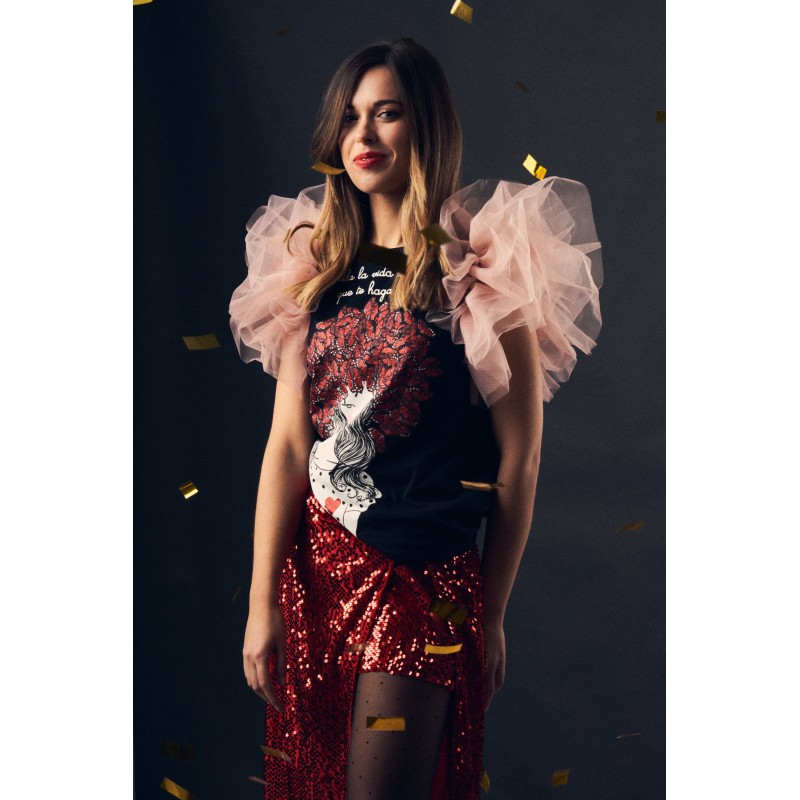 ▷ Camiseta Anabel Lee Caótica| Sopotey