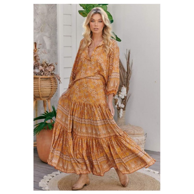 ▷ Falda Jaase Yellow Dahlia Journey| Sopotey
