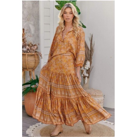▷ Falda Jaase Yellow Dahlia Journey| Sopotey