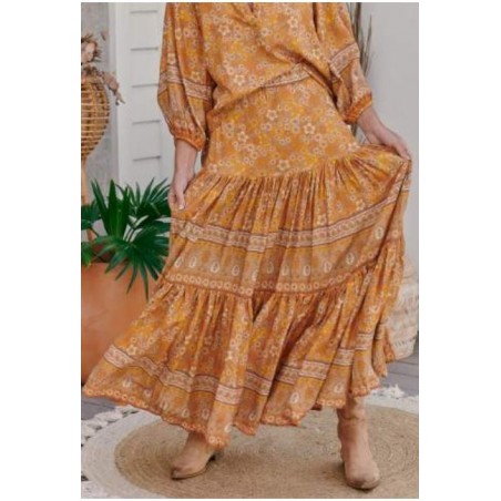 ▷ Falda Jaase Yellow Dahlia Journey| Sopotey