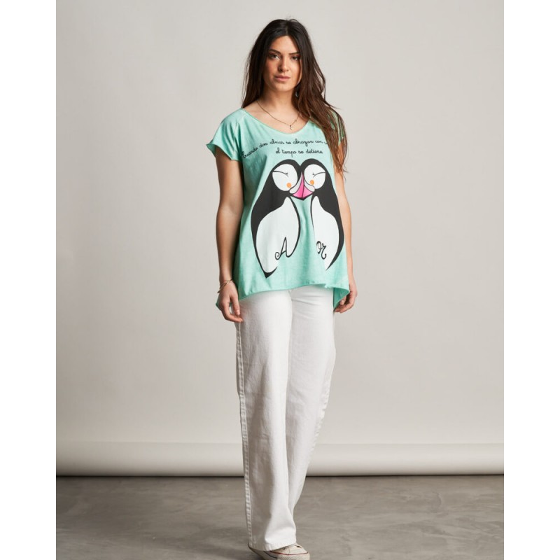 ▷ Camiseta Anabel Lee Frailecillos| Sopotey