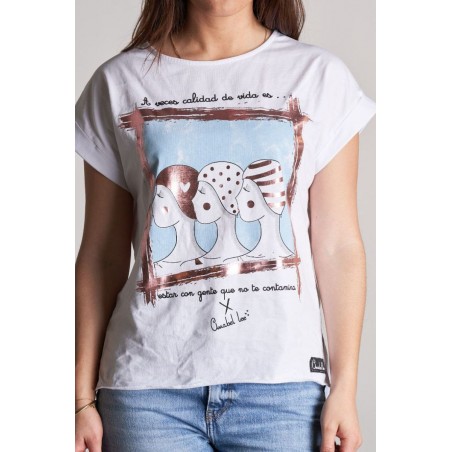 ▷ Camiseta Anabel Lee Nadadoras
