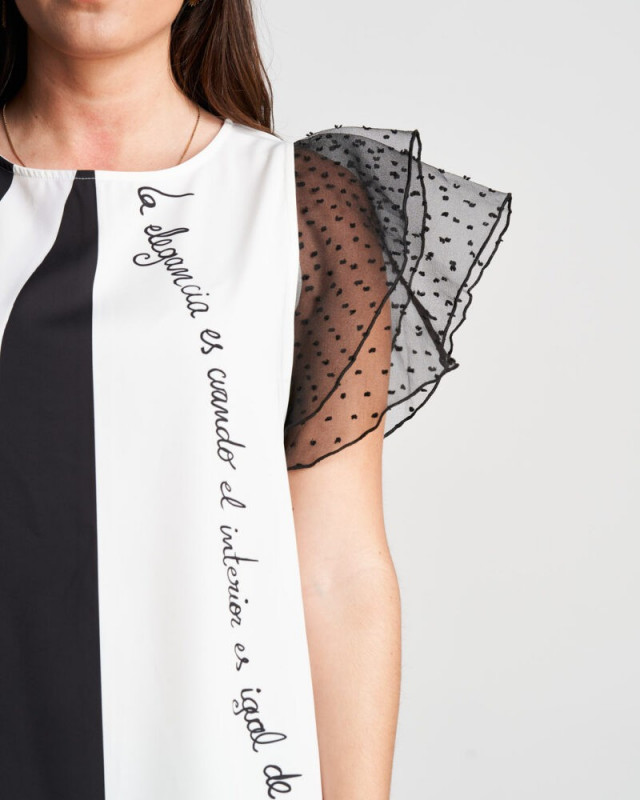 ▷ Comprar Vestido Bicolor Cisne| Anabel Lee 2