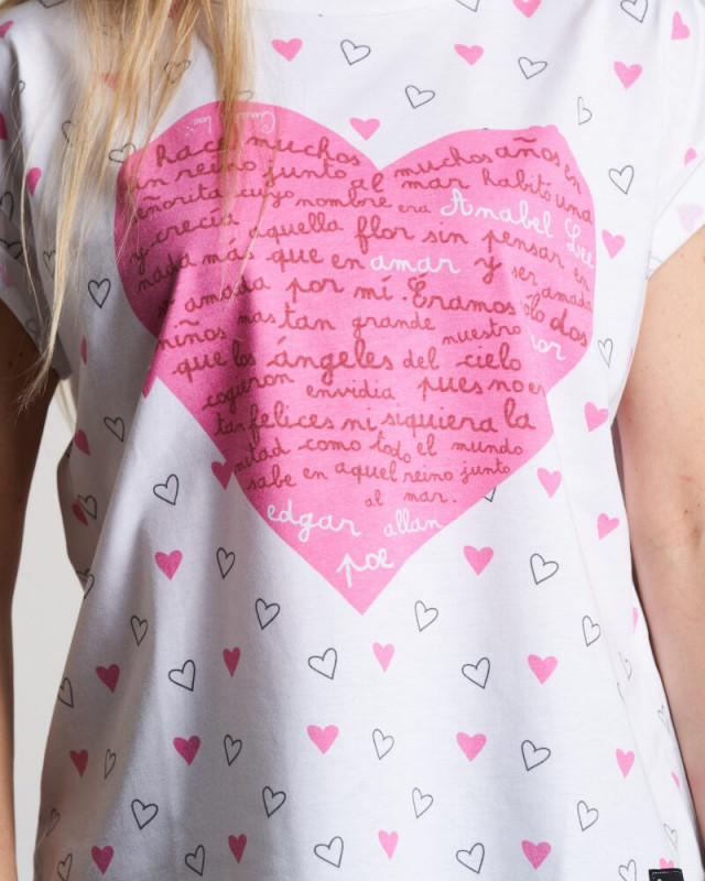 ▷ Camiseta Anabel Lee Poema 2