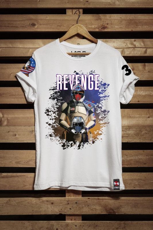 ▷ Camiseta Chico LASAL Revenge Blanca 2