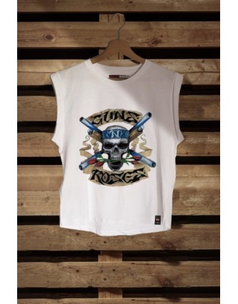Camiseta LASAL Roses Blanco