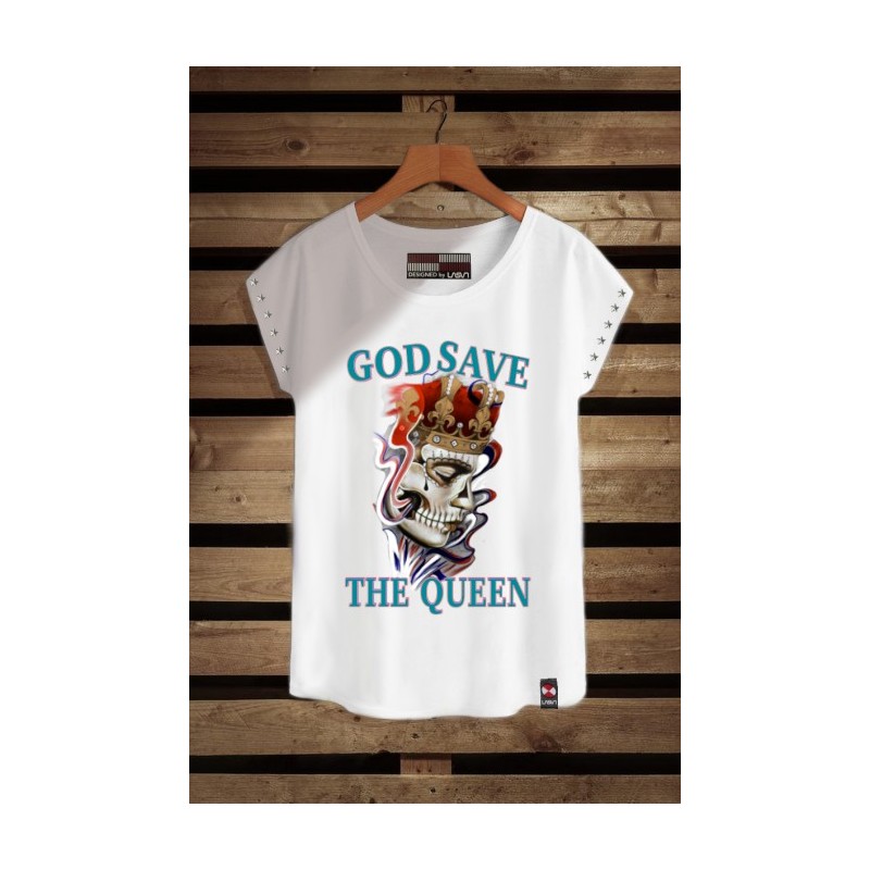 ▷ Camiseta LASAL God  Blanca