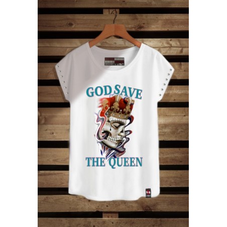 ▷ Camiseta LASAL God  Blanca