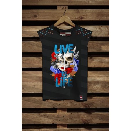 ▷ Camiseta LASAL Life Negra