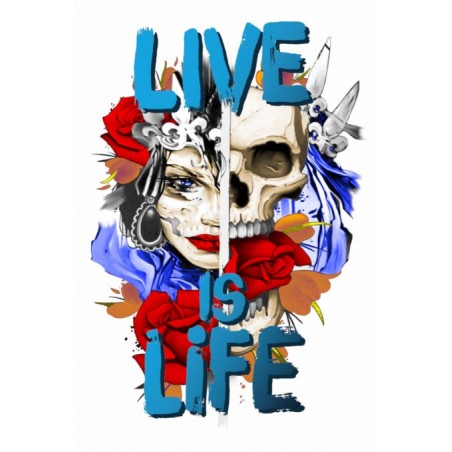 ▷ Camiseta LASAL Life Negra