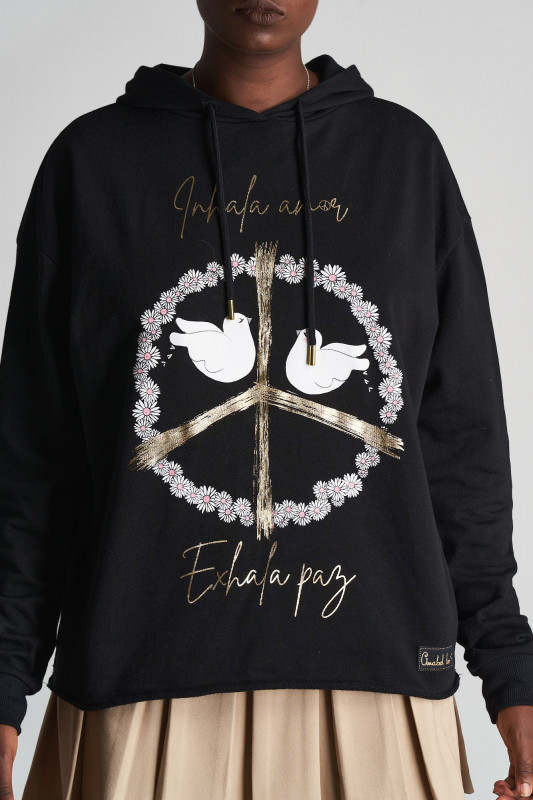 ▷ Sudadera Paz de Anabel Lee | Sopotey 2