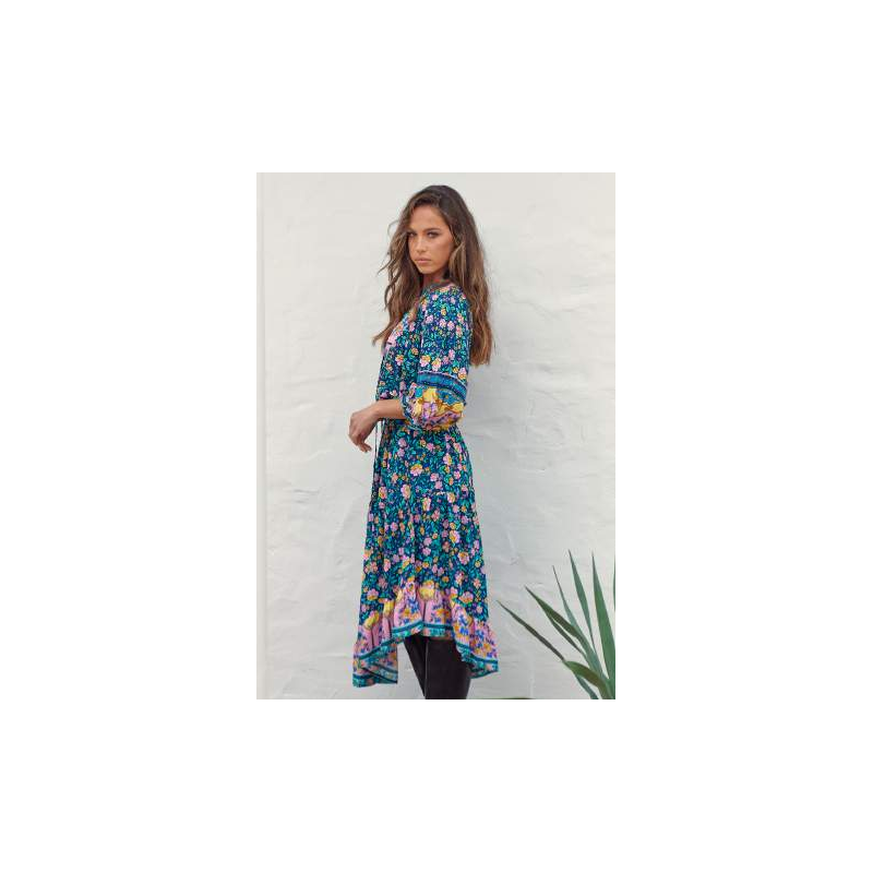 ▷ Vestido Star Sapphire Jasmine Midi Jaase| Sopotey