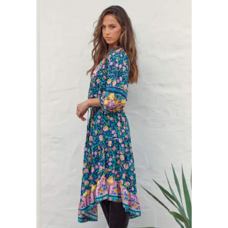 ▷ Vestido Star Sapphire Jasmine Midi Jaase| Sopotey