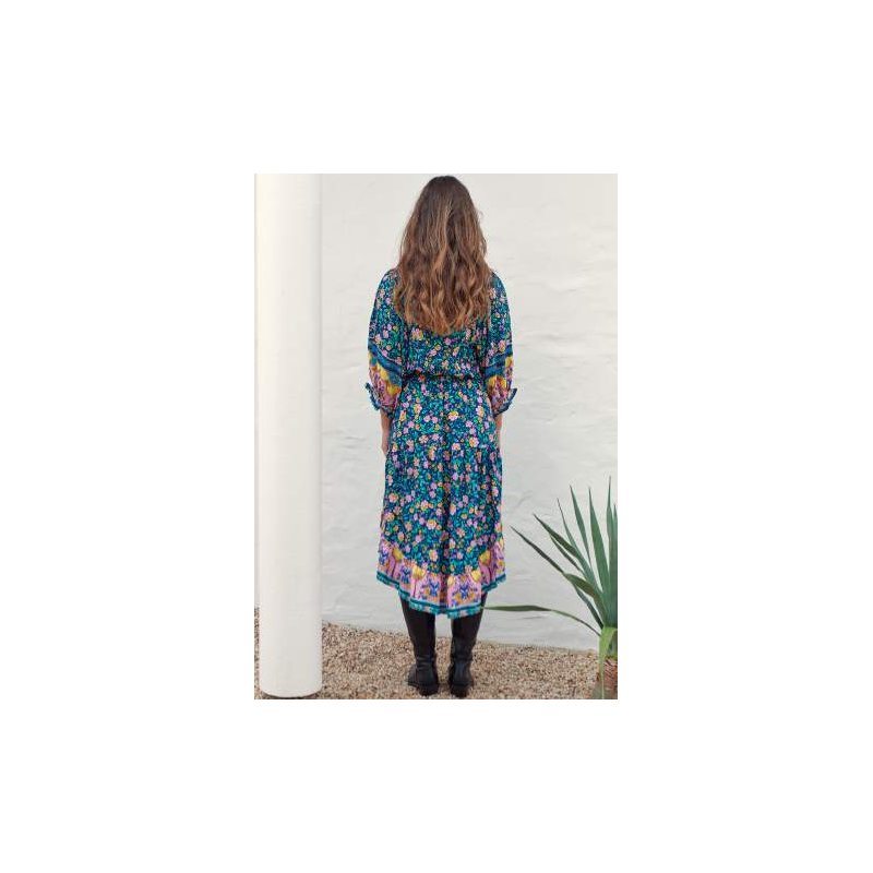 ▷ Vestido Star Sapphire Jasmine Midi Jaase| Sopotey