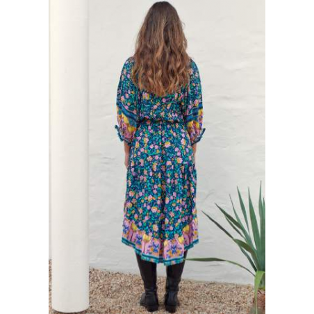 ▷ Vestido Star Sapphire Jasmine Midi Jaase| Sopotey