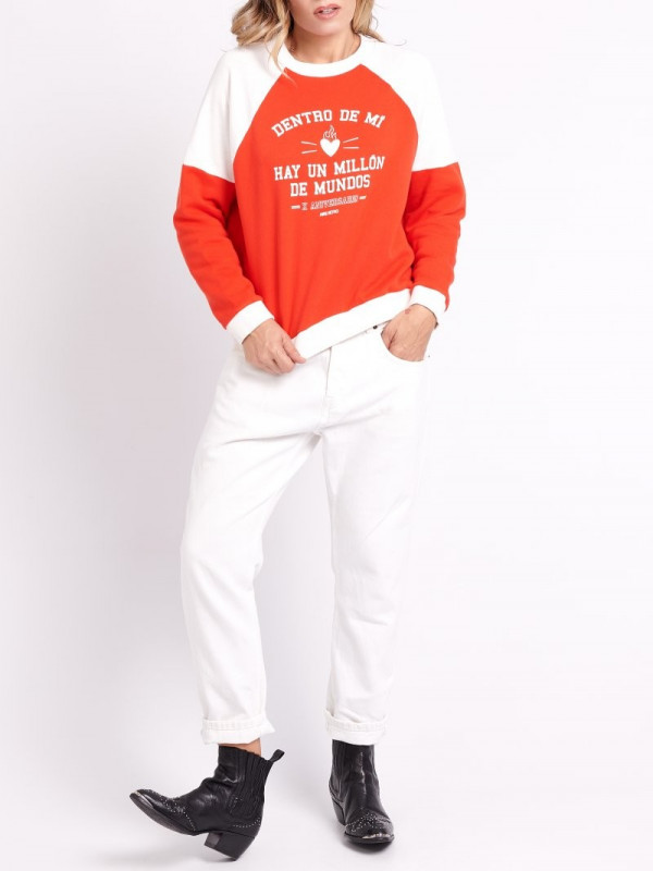 ▷ Sudadera X Aniversario Roja Aire Retro 2