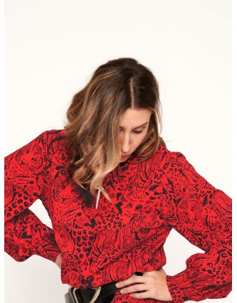 Camisa Aire Retro Felinos