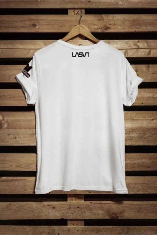 ▷ Camiseta Chico LASAL Revolution Blanca 2