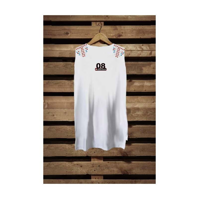 ▷ Camiseta LASAL Rock Me Blanca