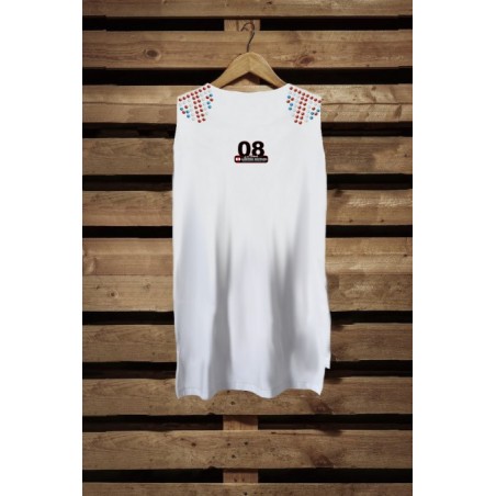 ▷ Camiseta LASAL Rock Me Blanca
