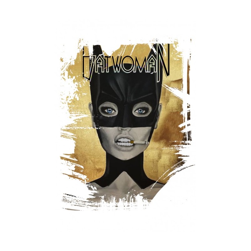 ▷ Camiseta LASAL Batwoman kaki
