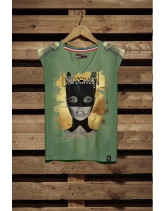 Camiseta LASAL Batwoman Kaki
