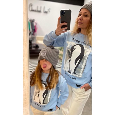 ▷ Sudadera Pingüinos Niños de Anabel Lee | Sopotey