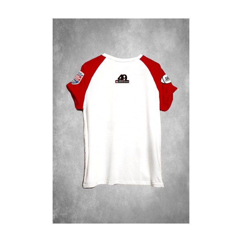 ▷ Camiseta Chico LASAL 100 Yardas End Blanca- Roja