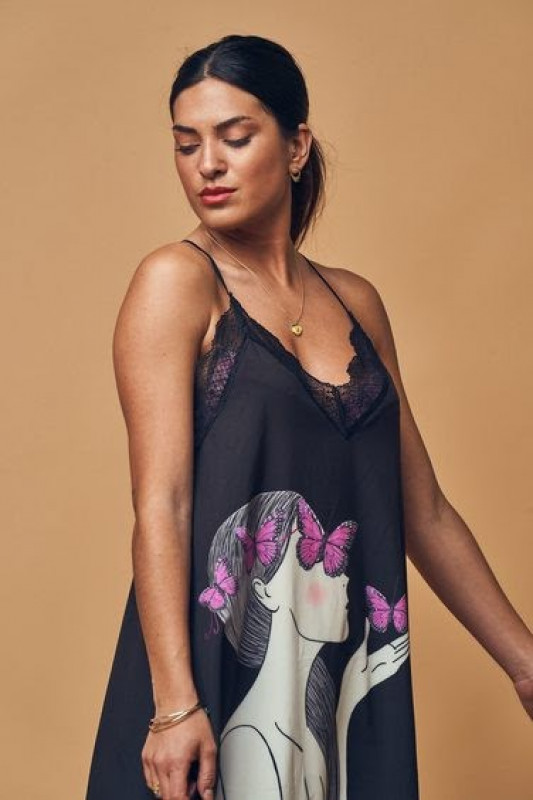 Vestido Anabel Lee Máscara – Sopotey Woman. 2