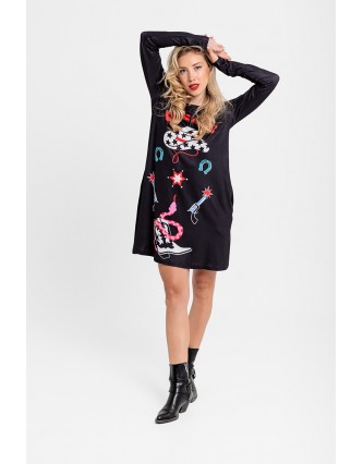 Vestido Corte A Lolina Cowgirl