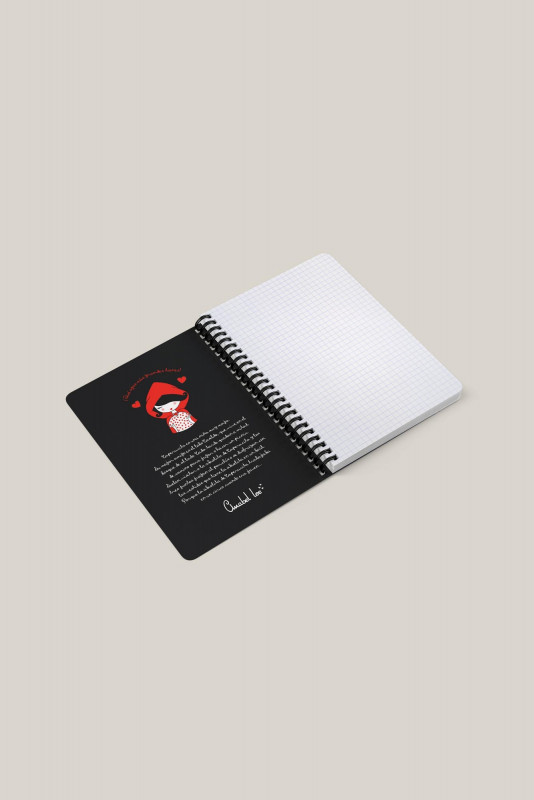 Cuaderno Negro Caperucita Anabel Lee 2