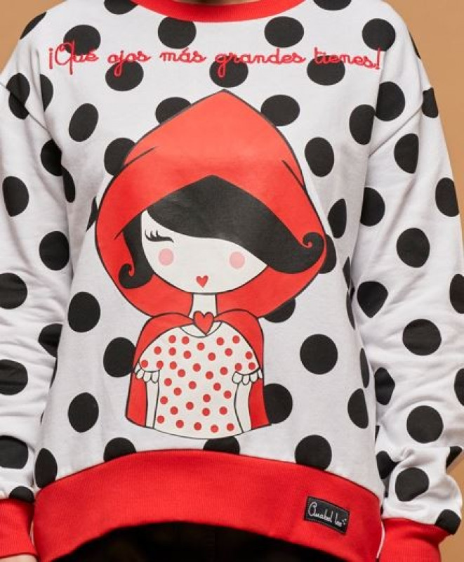▷ Sudadera Niños Caperucita Anabel Lee | Sopotey 2