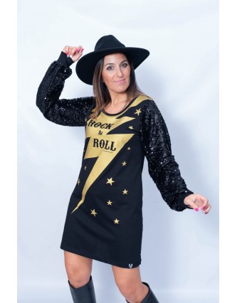 Vestido Rock Lentejuelas El...