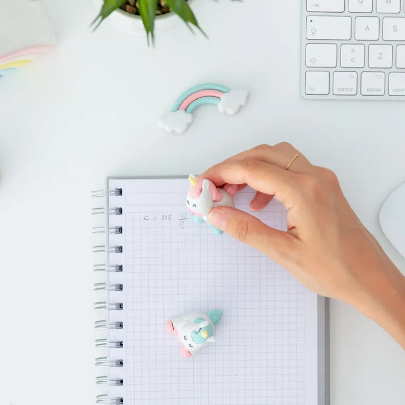 Set de gomas de borrar con formas - Unicornio Mr. Wonderful 2