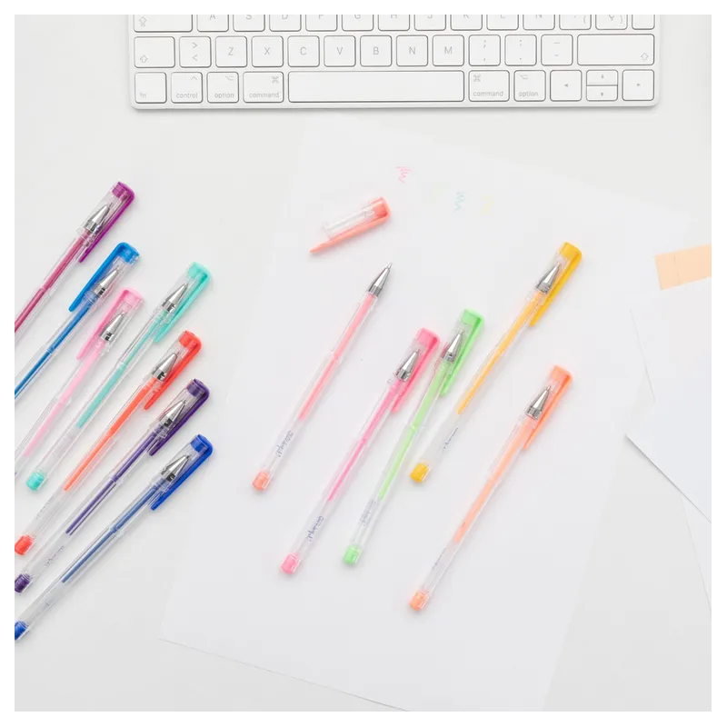 Set de 12 bolis de colores - Amazing things are coming Mr. Wonderful