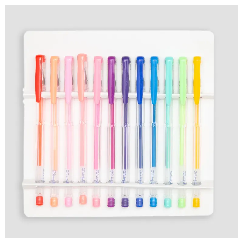 Set de 12 bolis de colores - Amazing things are coming Mr. Wonderful