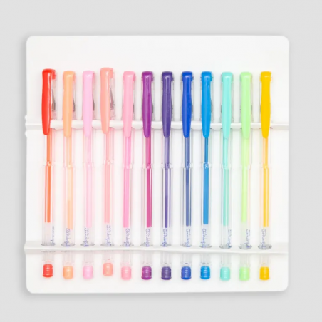 Set de 12 bolis de colores - Amazing things are coming Mr. Wonderful