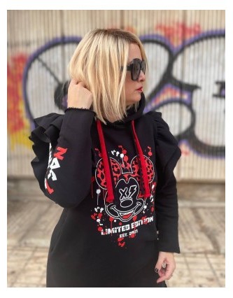 Vestido Leopard Mouse Noc...