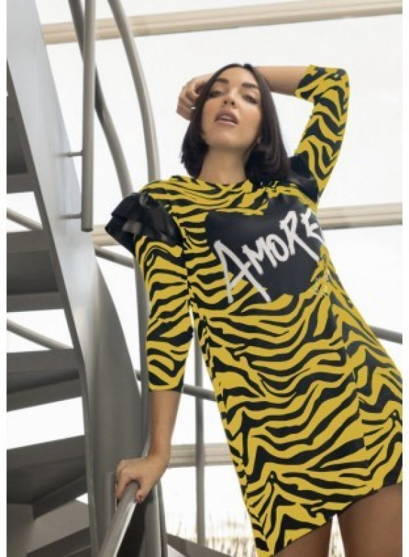 ▷ Vestido Amore Mostaza Noc the Brand| Sopotey 2
