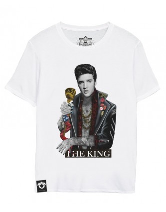 Camiseta The King Blanca Be...