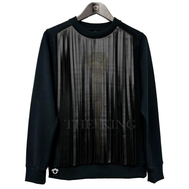 ▷ Sudadera Flecos Ecopiel The King Be Happiness  | Sopotey 2