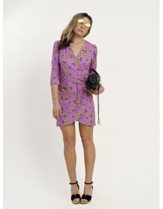 Vestido Flor Salvaje Morado...