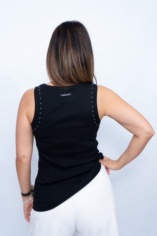 Camiseta El Sueño de Lola Lola Basic Black / Silver  – Sopotey Woman. 2