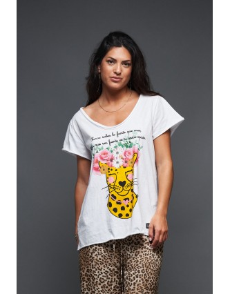 Camiseta Leopardo Anabel Lee