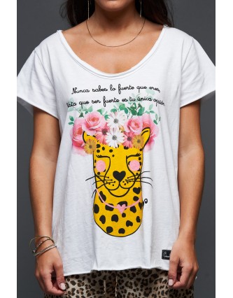 Camiseta Niña Leopardo...